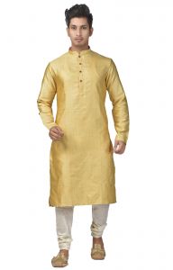 Apparels & Accessories - Limited Edition Cotton Silk Regular Fit Self Design Kurta Pajama ( Code - Akakkuset100)