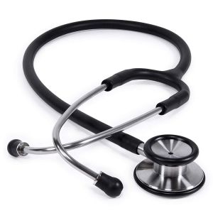 Medical and hospital supplies - Pulcet Black Stethoscope for Doctors and Medical Students