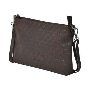 Bags, Luggage - AQUADOR brown genuine leather sling bag(AB-S-1468-Brown)