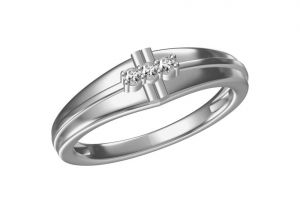 Silver Rings - Kiara Sterling Silver Deepika Ring ( Code - 306W )