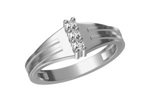 Silvery Jewellery - Kiara Sterling Silver Aarohi Ring ( Code - 308W )