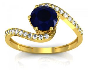 Diamond Jewellery - Ag Real Diamond Pooja Ring ( Code - AGGER004Y )