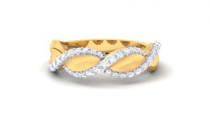 triveni,sangini,kiara,oviya,surat diamonds,port,n gal,n gal Women's Clothing - Kiara Sterling Silver Alaka Ring ( Code - 5915 AR )