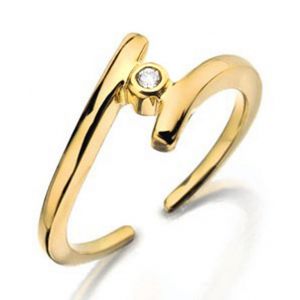 Diamond Rings - Ag Real Diamond Nandini Ring ( Code - AGSR0038A )