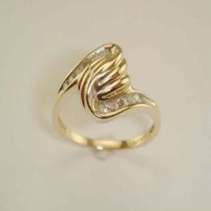 Diamond Rings - Ag Silver & Real Diamond Mayuri Ring ( Code - AGSR0114N )