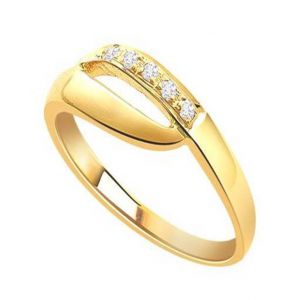 Diamond Rings - Ag Silver & Real Diamond Nishita Ring ( Code - AGSR0118N )