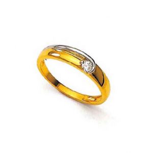 Diamond Rings - Ag Silver & Real Diamond Kanpur Ring ( Code - AGSR0128N )