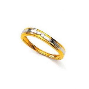 Diamond Rings - Ag Silver & Real Diamond Karnataka Ring ( Code - AGSR0129N )