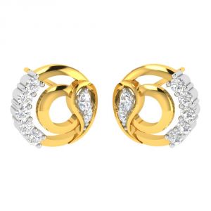 platinum,port,mahi,ag,avsar,la intimo,fasense,oviya,Motorola Women's Clothing - Avsar Real Gold Tejal Earring (Code - AVE402YB)