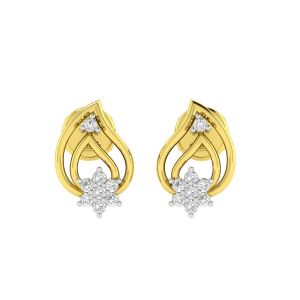 Avsar Gold Jewellery - Avsar 14K (585) Gold Earring AVE488YB