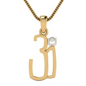 platinum,port,mahi,ag,avsar,la intimo,fasense Precious Jewellery - Avsar Real Gold Varsha Pendant AVP31YP