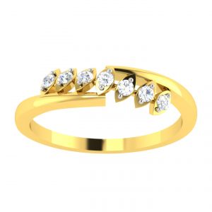 Gold Rings - Avsar Real Gold 14K RING (Code - AVR368YB)