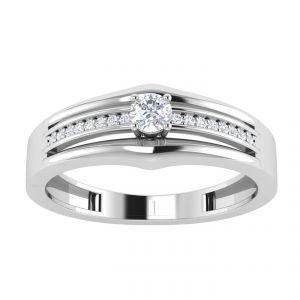 Women's Clothing - Avsar Real Gold Diamond 18K RING (Code - AVR384A)