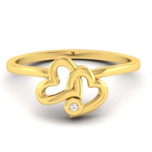 Gold Rings - Avsar Real Gold 14K RING (Code - AVR398YB)
