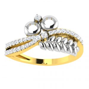 Diamond Rings - Avsar 18K Diamond  RING (Code - AVR411A)