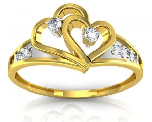 Diamond Jewellery - Ag Real Diamond Kishori Ring ( Code - AGSR0098YB )