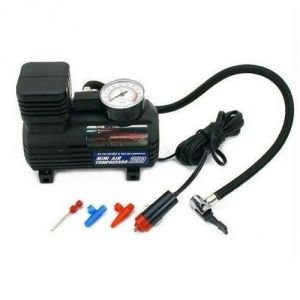 Car Accessories - Multipurpose Air Compressor For Car Bikes And Inflatables