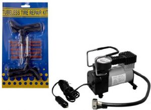 Bike utilities - 1 Tyre Puncher Kit, 1 Metal Compressor Combo