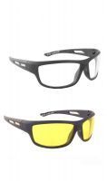 Sunglasses, Spectacles (Mens') - Blue-tuff Night Driving Night Vision Sunglass Buy 1 Get 1 Free