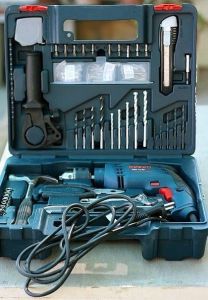 Power Tools - Bosch Gsb 13 Re / 600 Re Impact Drill 13mm 600w Tool Kit