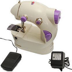 Sewing Machine - Portable Mini Sewing 4 In 1 Compact Adapter Foot Pedal Machine