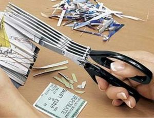Stationery Utilities - Shredder Scissors Cut And Shred