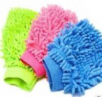Kitchen cleaning equipments - Set Of 2 Car Glove Cleaning Cloth Micro Fibre Hand Wash