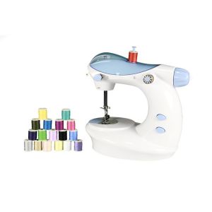 Sewing Machine - Portable Mini Electric Double Stitch Sewing Machine With Thread Set