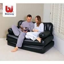 Furniture - Stylish And Beautiful Air Lounge Inflatable Sofa Cum Bed