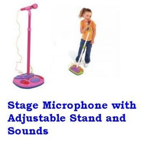 Blocks, Activity Sets - Stage Microphone With Adjustable Stand And Sounds Best Toy For Kids