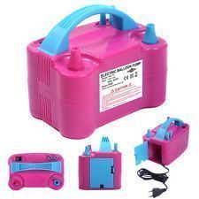 Blocks, Activity Sets - Portable-high-power-two-nozzle-color-air-blower-electric Balloon Inflator Pump
