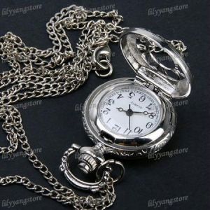 Unisex Watches - Antique Silver Pocket Watch For Men Woman Gift Unisex Pocket Watch