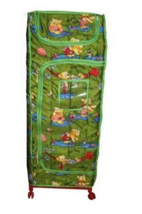 Home Decoratives - Foldable Multipurpose Almirah With Wheels Kids Storage Gift Item