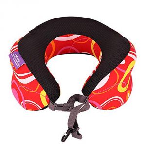 Buy Viaggi Inova Red Memory Foam Travel Neck Pillow - ( Code - Viiagiie0106 ) online