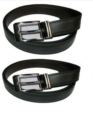 Buy Reversible Men's Executive Italian Leather Belt Set Of 2 online