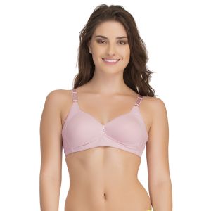 Clovia Padded Non-Wired T-Shirt Bra In Pink - (Product Code - BR0579P12)