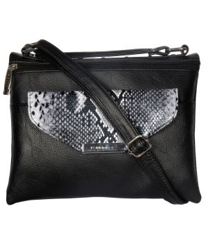 ESBEDA Black Color Graphic Print Women's Slingbag