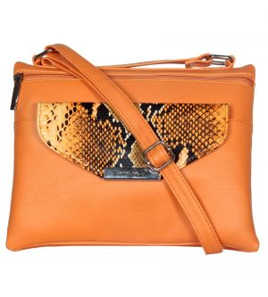 ESBEDA Orange Color Graphic Print Women's Slingbag