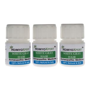 Buy Homyoxpert White Gray Hair Homeopathic Medicine For One Month