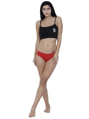 Buy Peach Basiics By La Intimo Women's Exotic Bikini Panty online