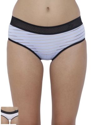Buy Basiics By La Intimo Women's Frio Hot Brief Panty (Combo Pack of 2 ) online