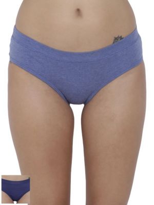 Buy Basiics By La Intimo Women's Coqueto Flirty Hipster Panty (Combo Pack of 2 ) online
