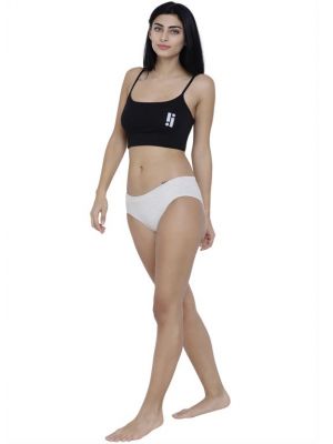 Buy White Basiics By La Intimo Women's Coqueto Flirty Hipster Panty online