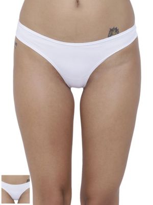 Buy Basiics By La Intimo Women's Spiffy Semiseamless Panty (Combo Pack of 2 ) online