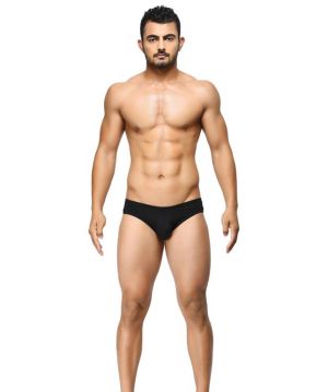 Buy Basiics - Ultra-soft Classic Black Briefs - (code - Bcsbr05bk0 ) online