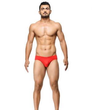 Buy BASIICS - Ultra-Soft Classic Red briefs online