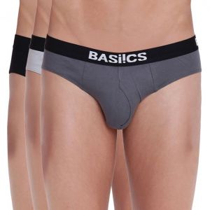Buy Steamy Affair Brief Basiics by La Intimo (Pack of 3 ) online