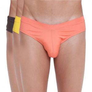 Buy Fanboy Style Brief Basiics by La Intimo (Pack of 3 ) online