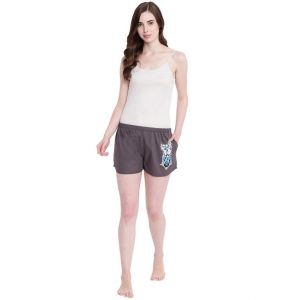Buy La Intimo Funk You Grey Shorts - ( Code - Bolif006gy0 ) online