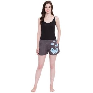 Buy La Intimo Butterfly Heart Grey Shorts - ( Code - Bolif008gy0 ) online